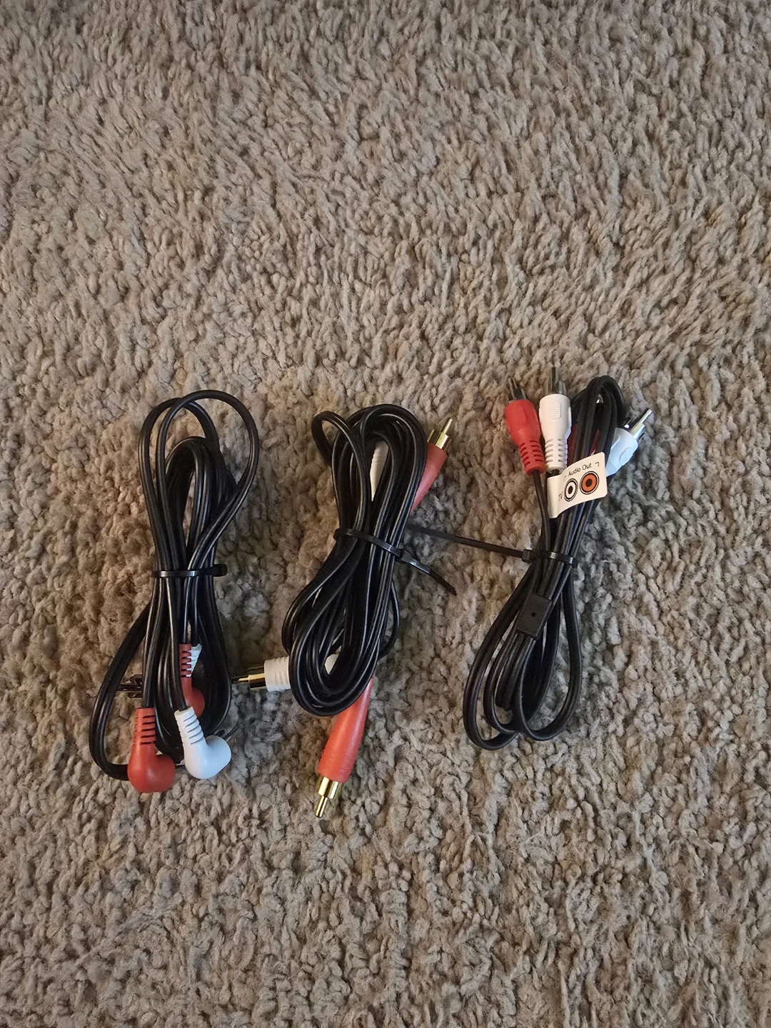 2 RCA Male to 2 RCA Male Audio Cable