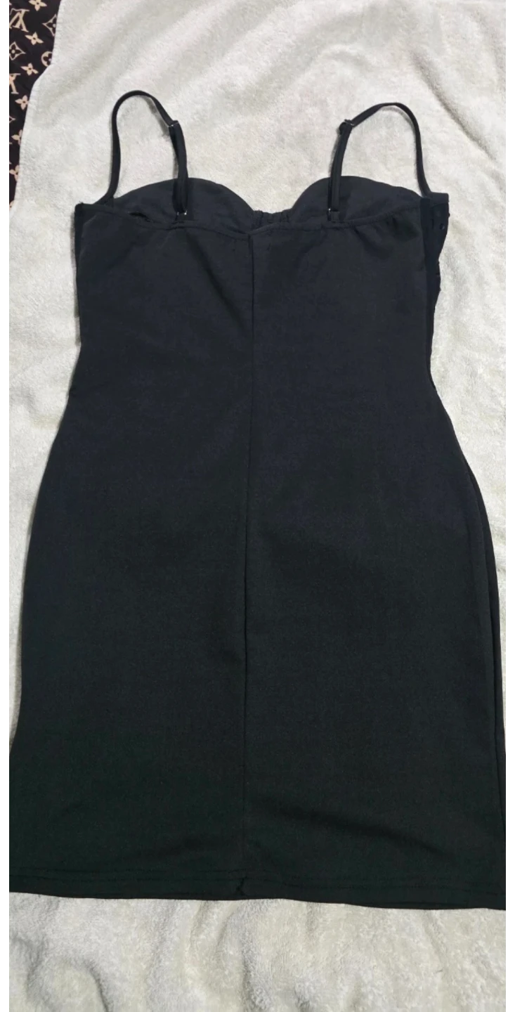 Black Embellished Mini Dress - photo 3