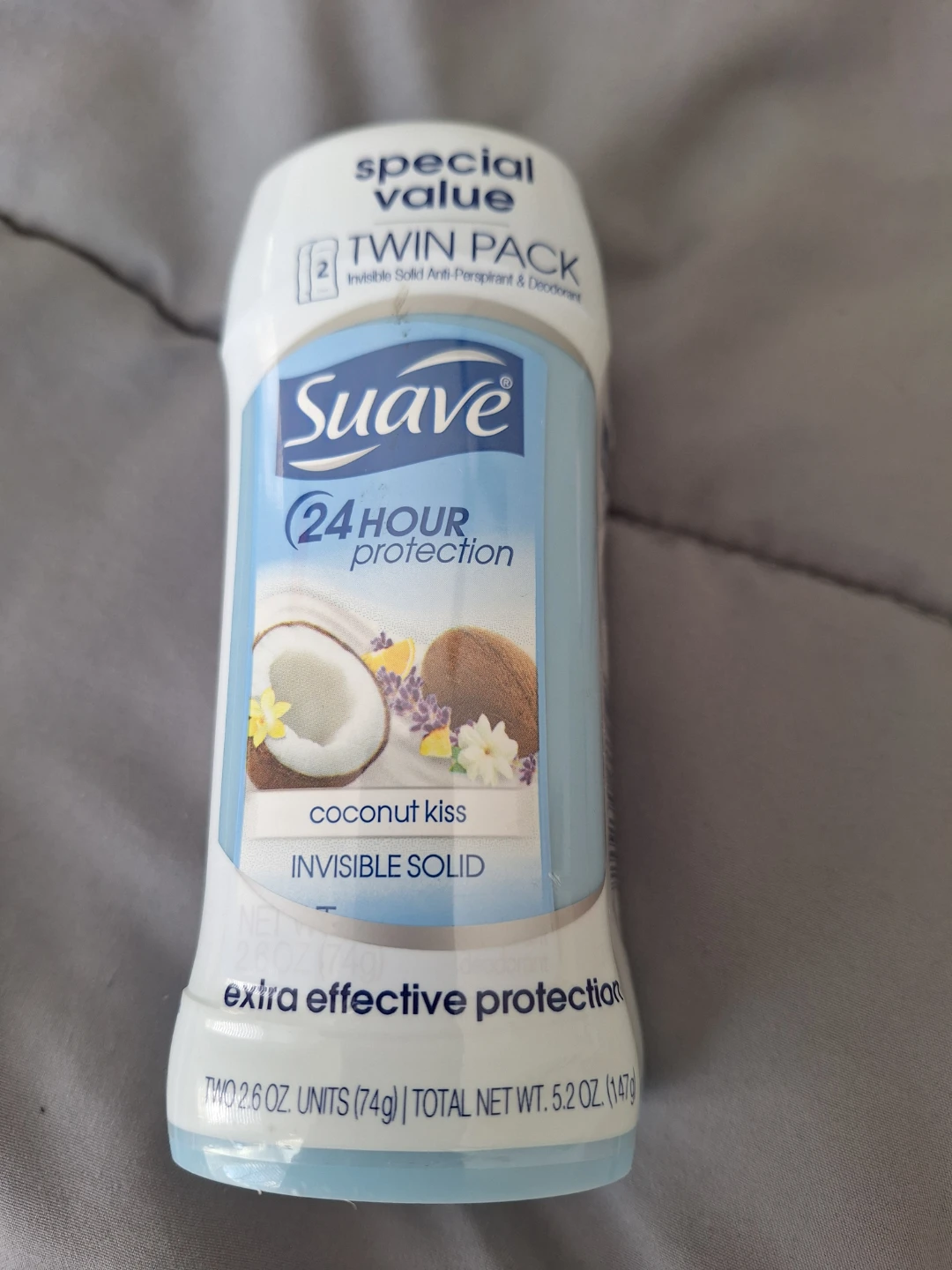 🥕Suave Coconut Kiss Invisible Solid Twin Pack