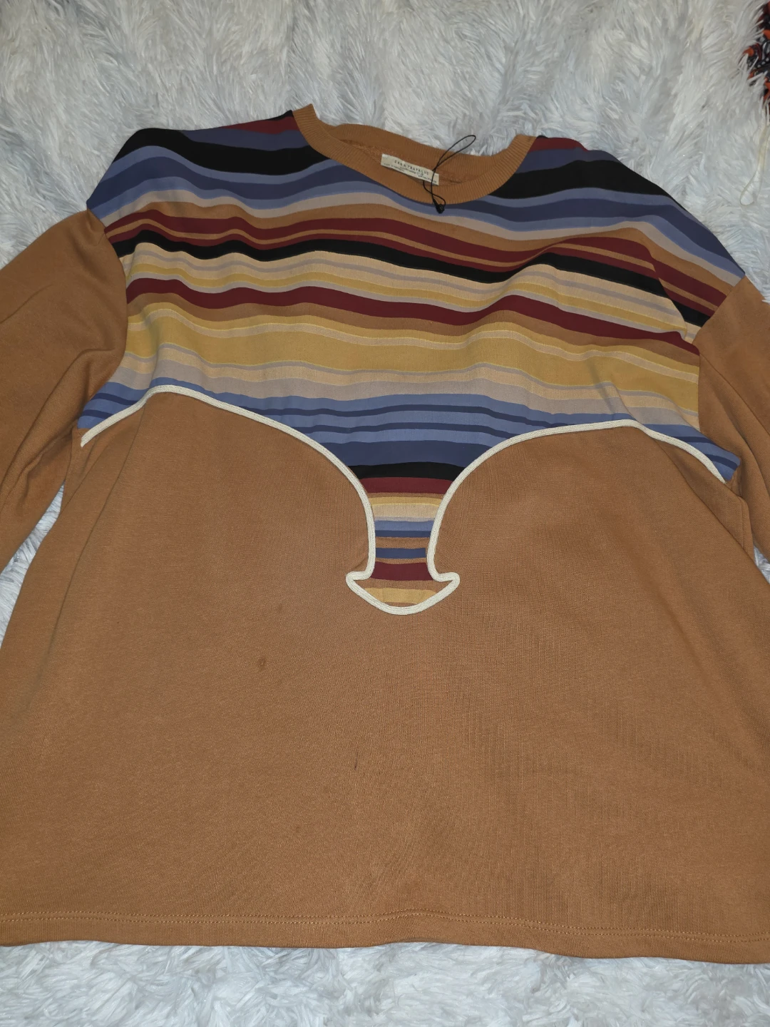 ZARA TRF Long Sleeve Striped Top - photo 3