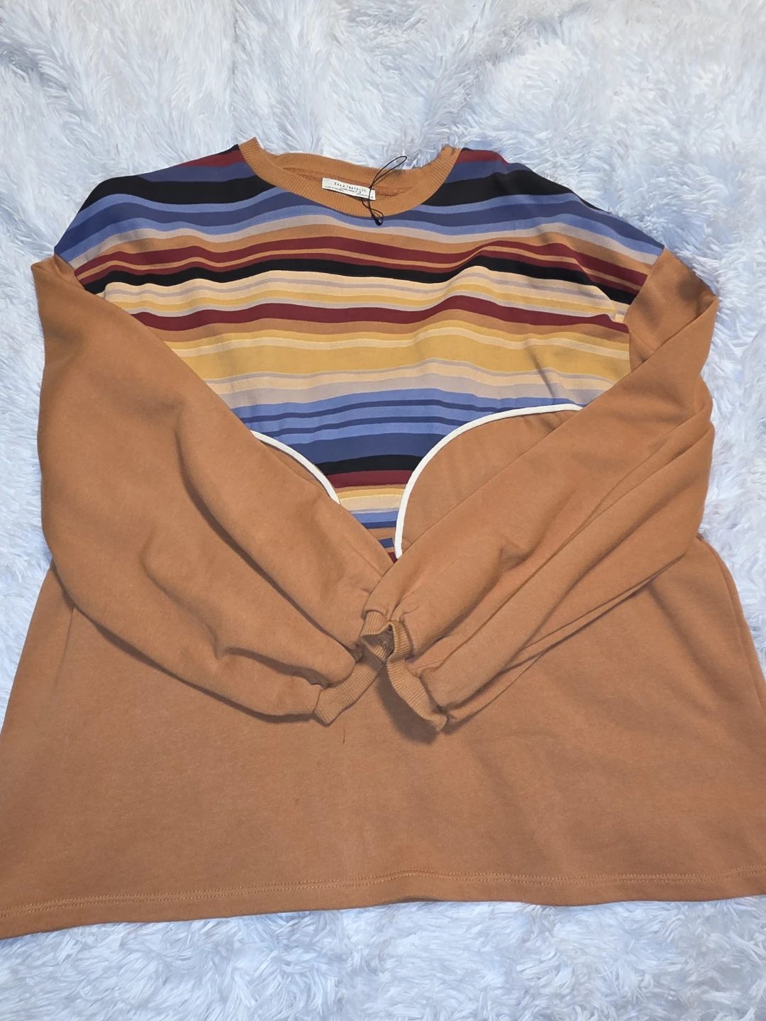 ZARA TRF Long Sleeve Striped Top - photo 4