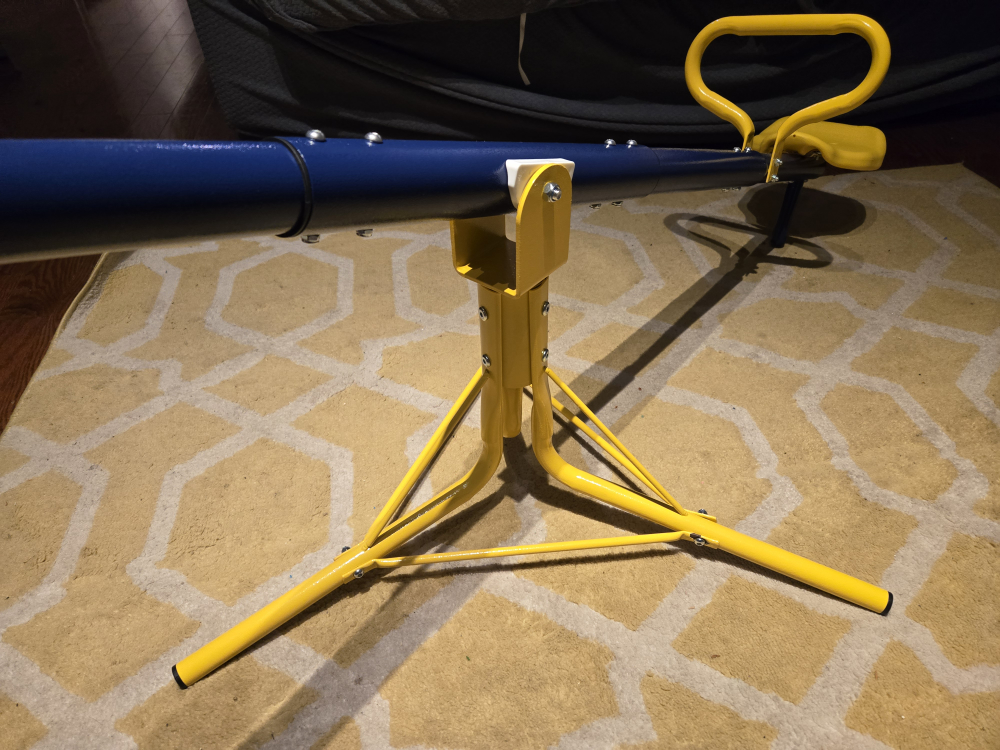 Blue and Yellow See-Saw