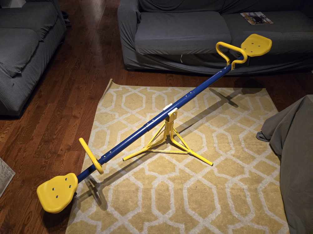 Blue and Yellow See-Saw - photo 2