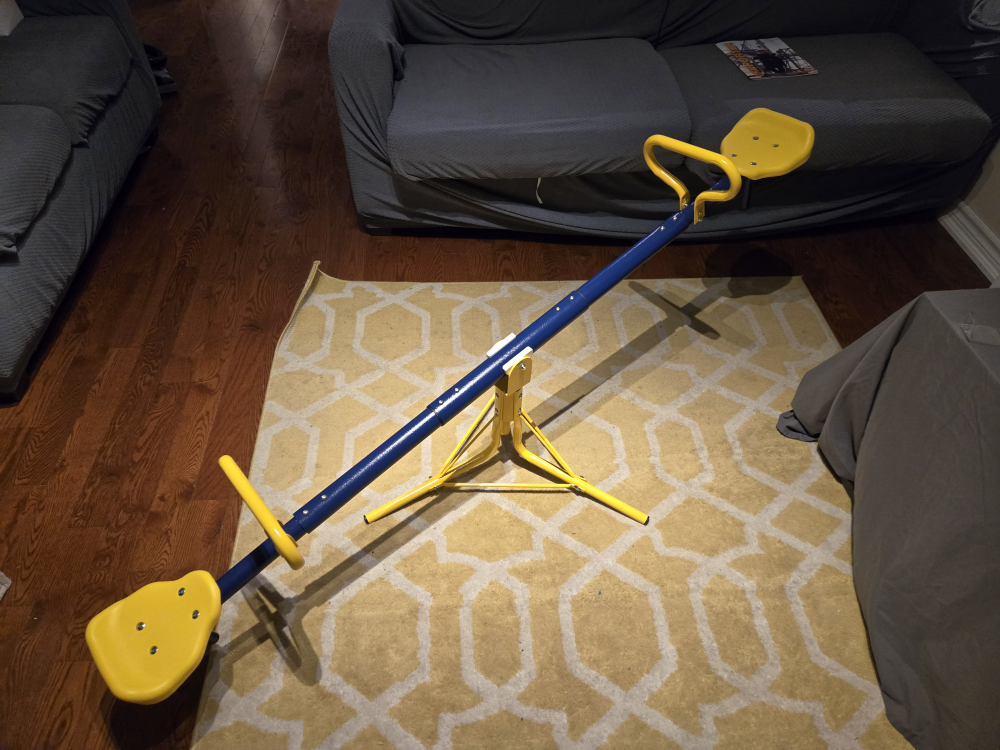 Blue and Yellow See-Saw - photo 5