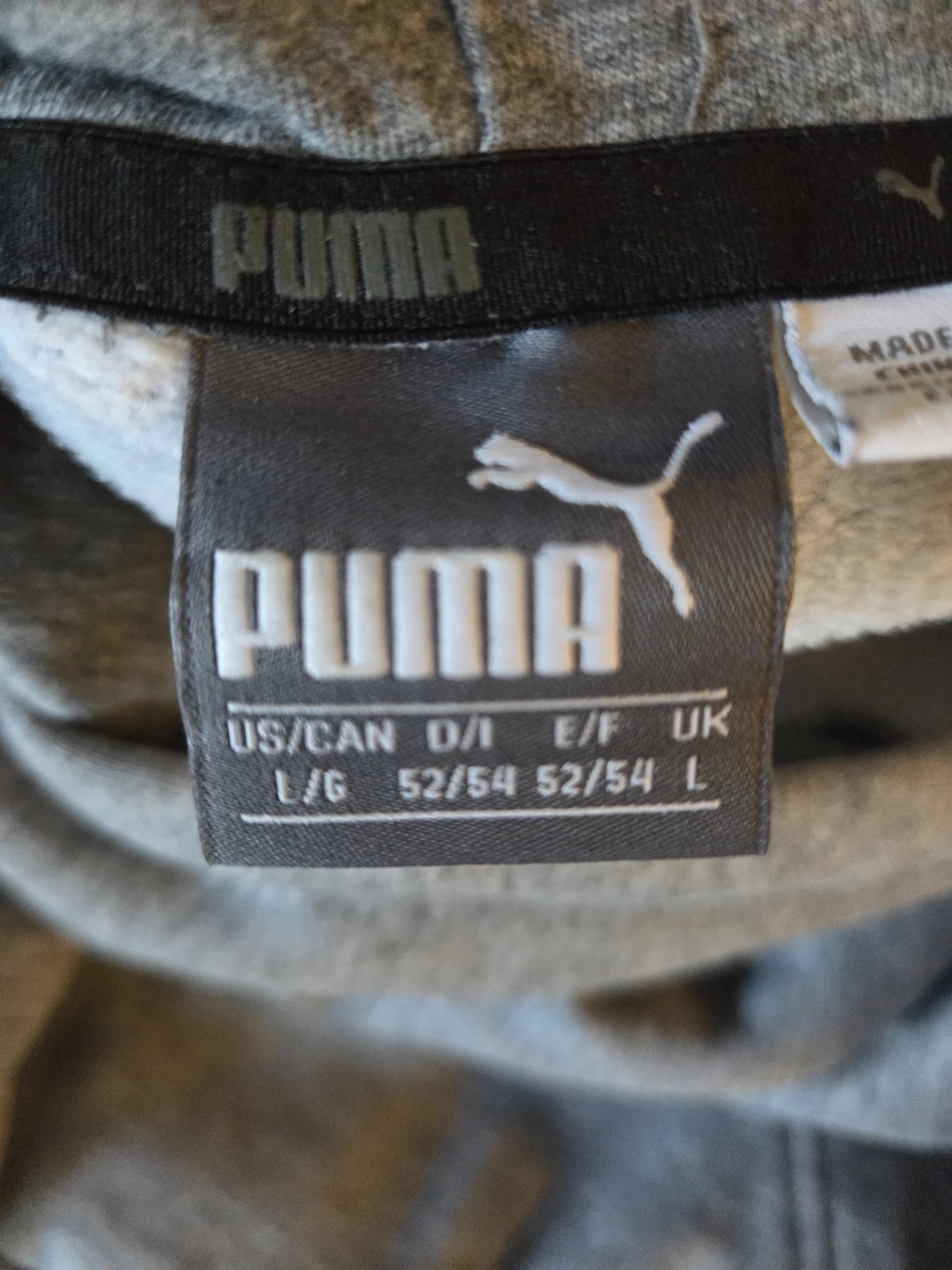 Puma Grey Hoodie - Size L - photo 3