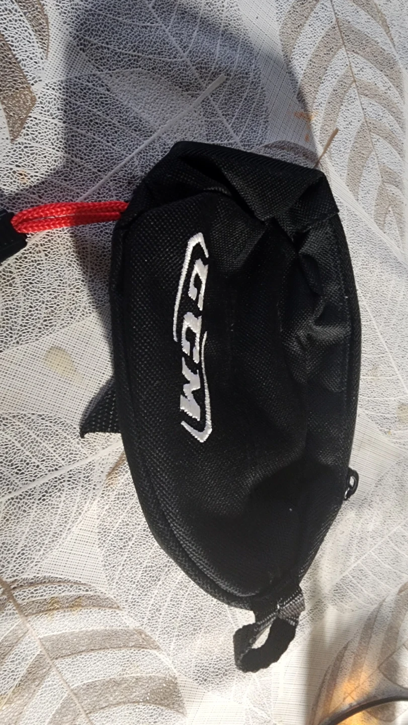 CCM pouch with fasteners for bicycles/equipment