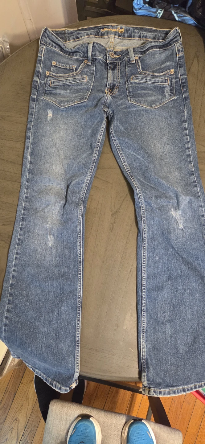 American Eagle Outfitters "Blue Issue" Jeans - Size 12 Reg - photo 5