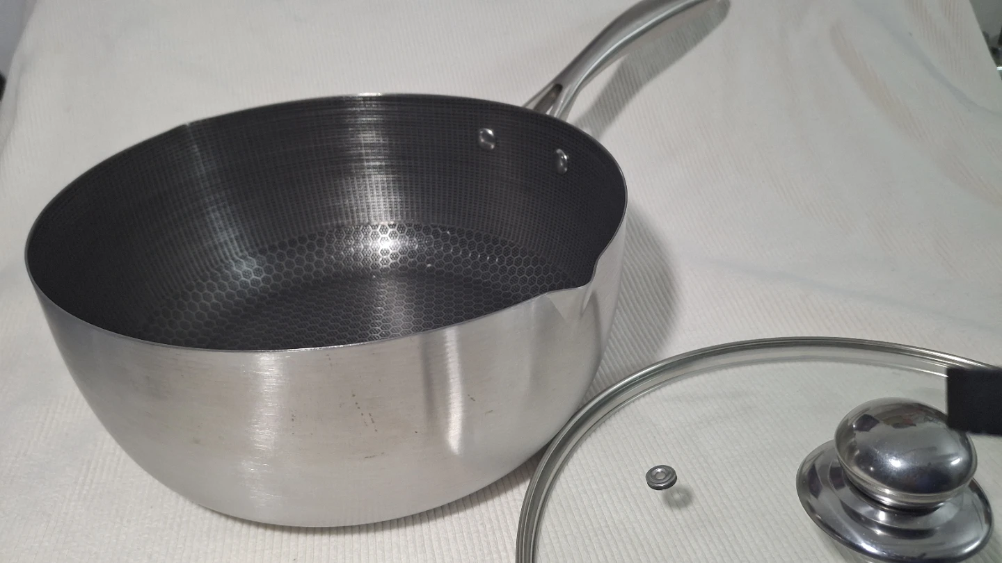 Stainless Steel Pot with Glass Lid 24cm ❤️ - photo 4