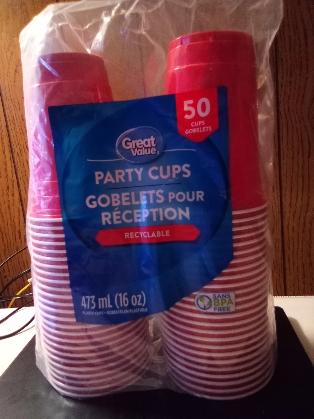 Great Value Party Cups - 50 Count
