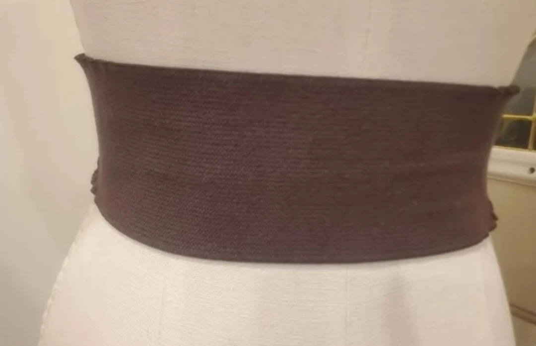 Vintage Leather Obi Belt - photo 3