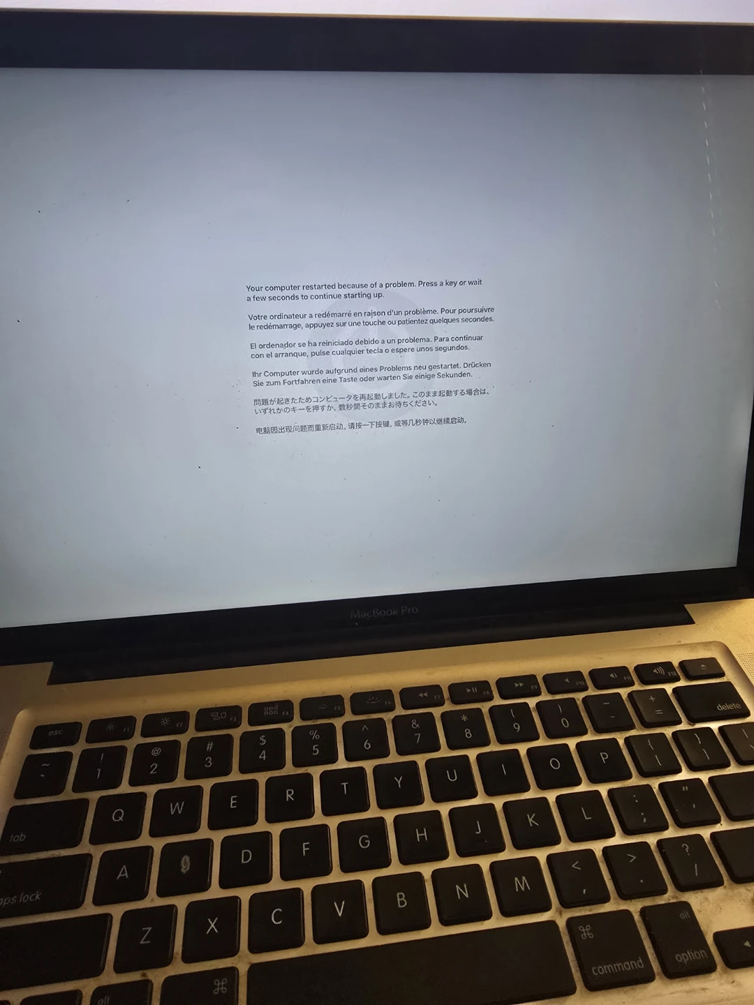 Apple MacBook Pro Laptop A1286 . For parts