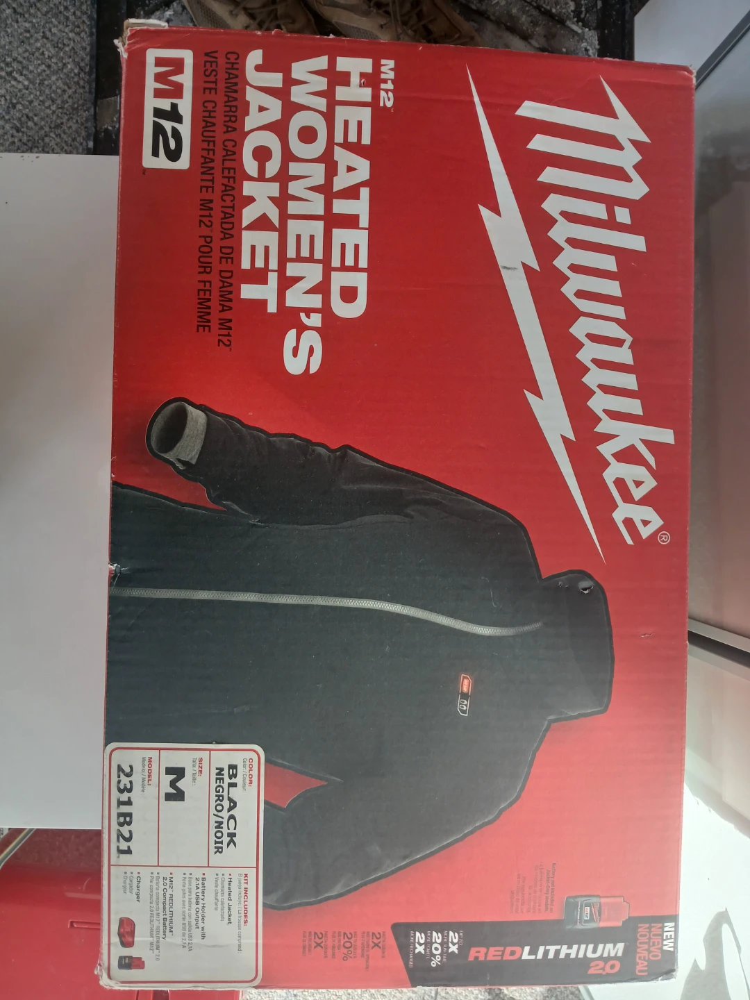 Milwaukee M12 Heated Women's Jacket - Black, Size M - photo 2