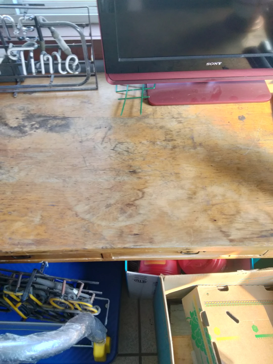 Antique kitchen working table - photo 2