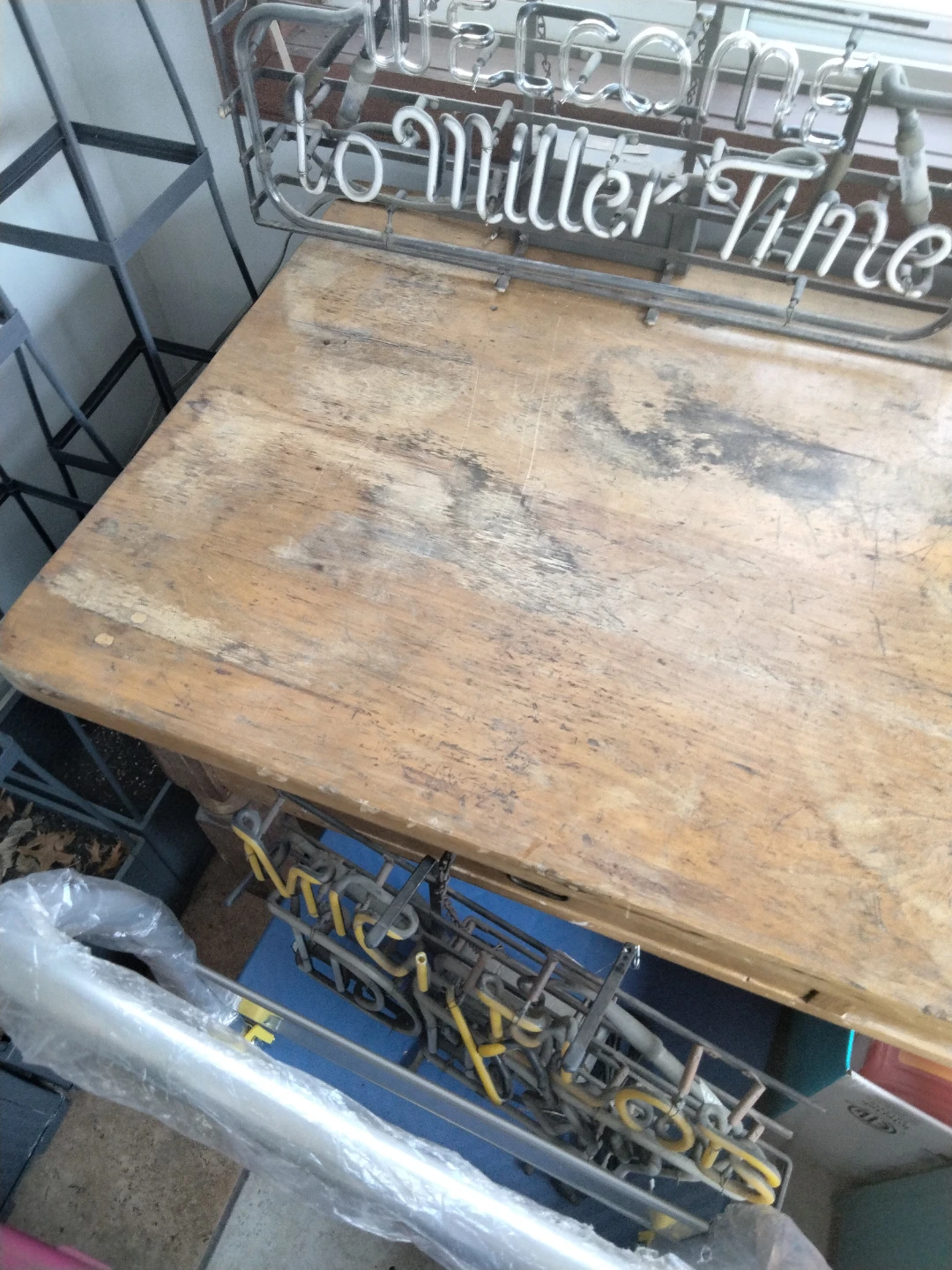 Antique kitchen working table - photo 3