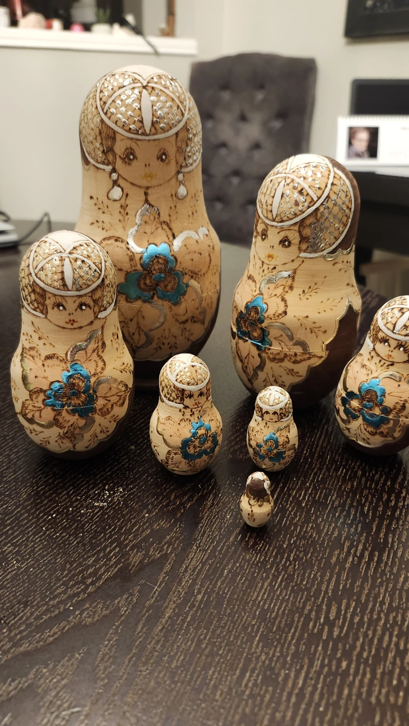 Hand-Painted Nesting Dolls