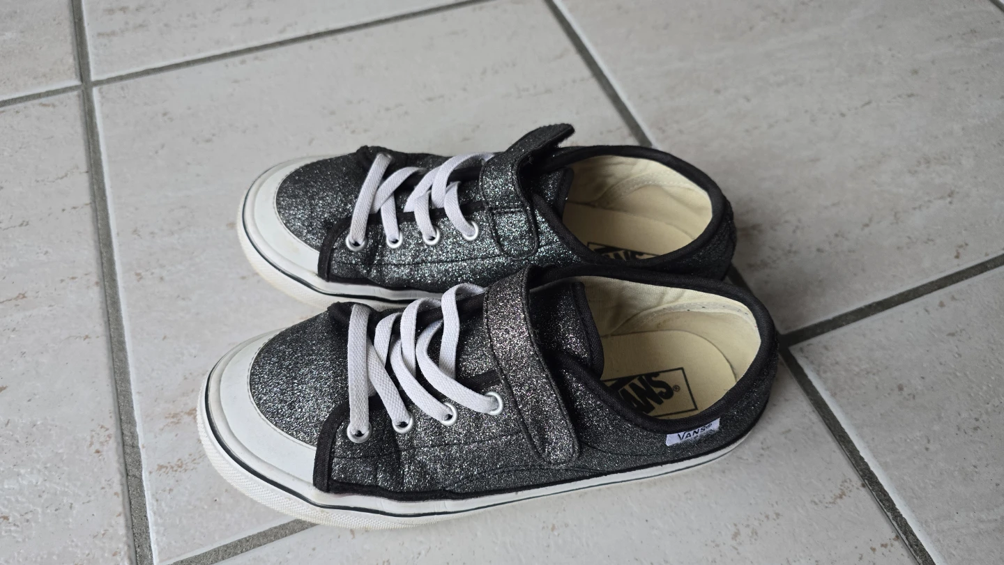 Vans Glittery Sneakers - Kids Size 4Y