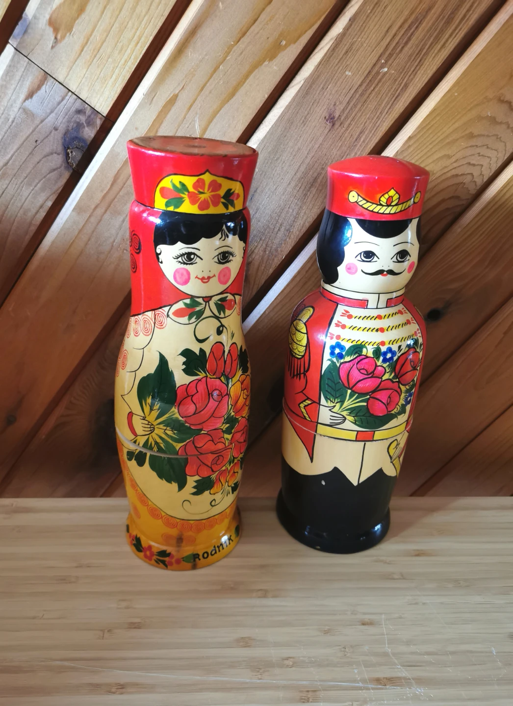 Vintage Russian Matryoshka Bottle Holders - photo 2
