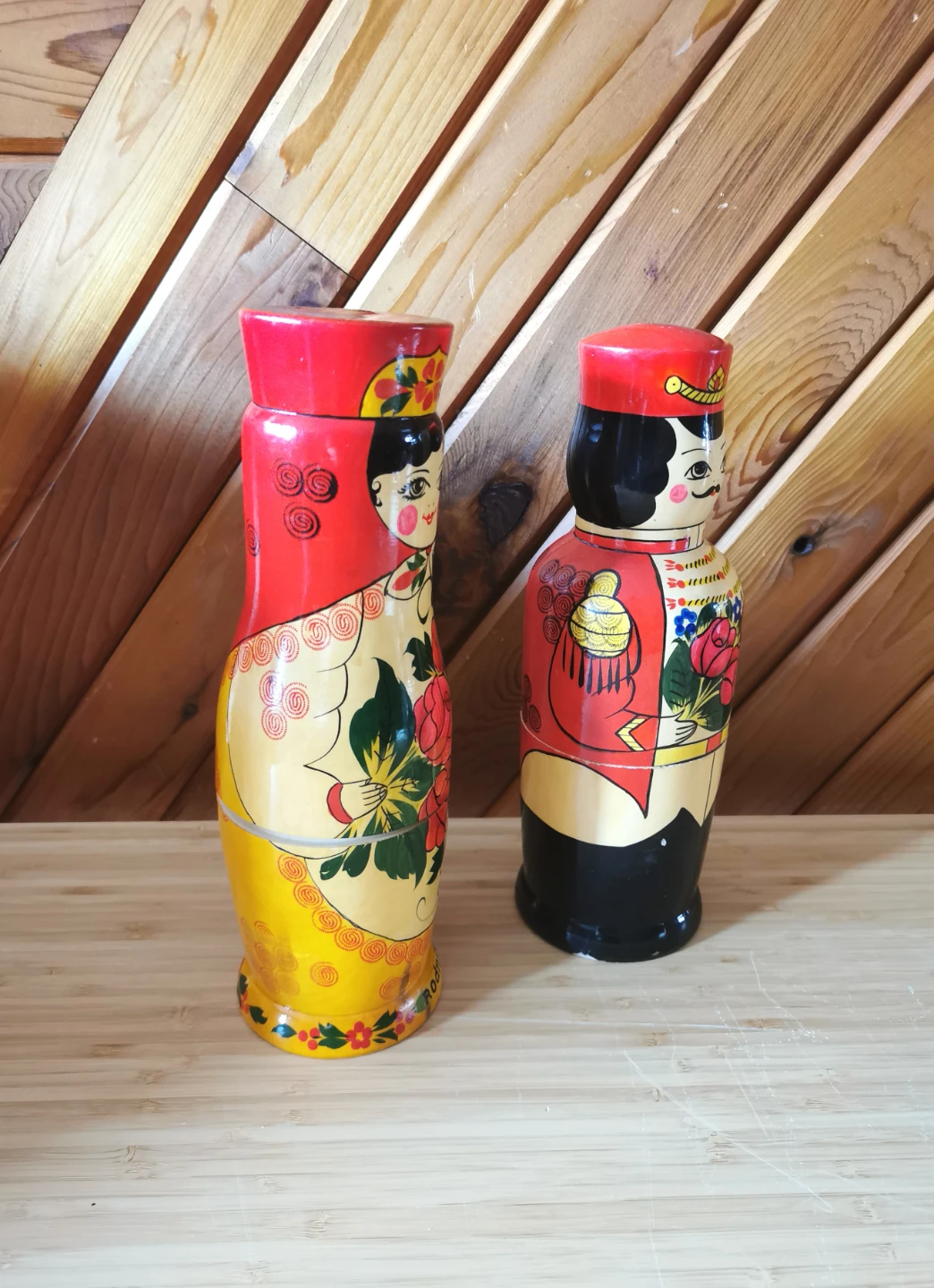 Vintage Russian Matryoshka Bottle Holders - photo 3