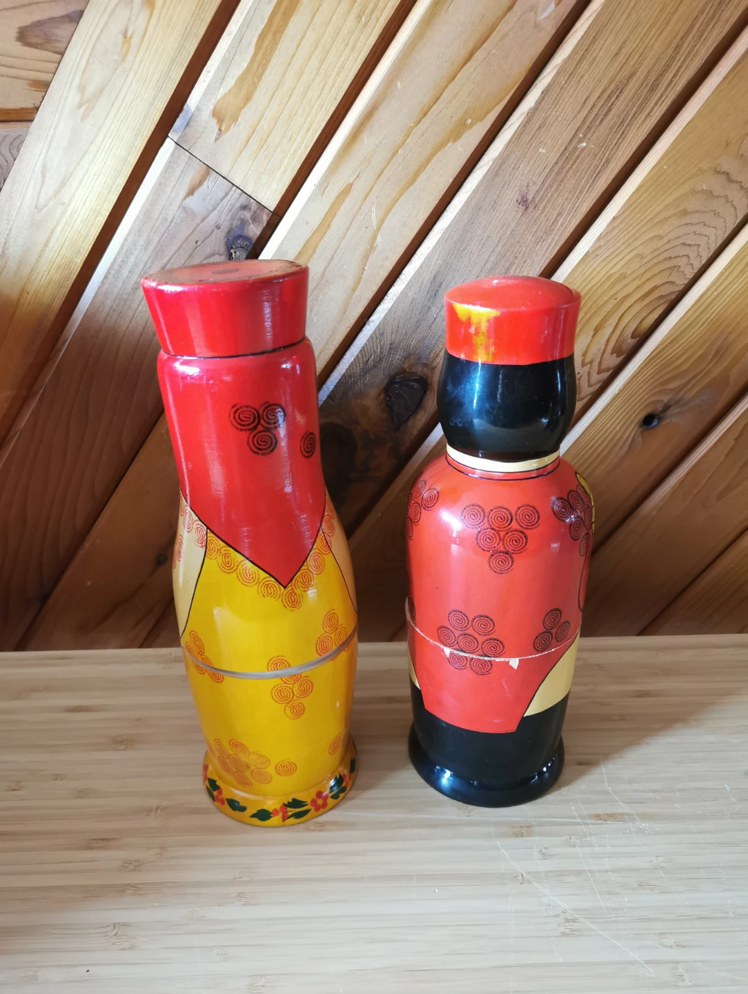 Vintage Russian Matryoshka Bottle Holders - photo 5