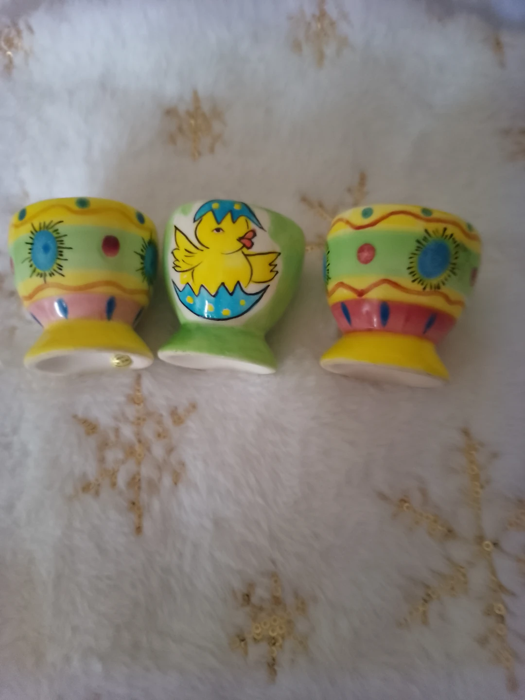 Set of 3 Easter Egg Cups