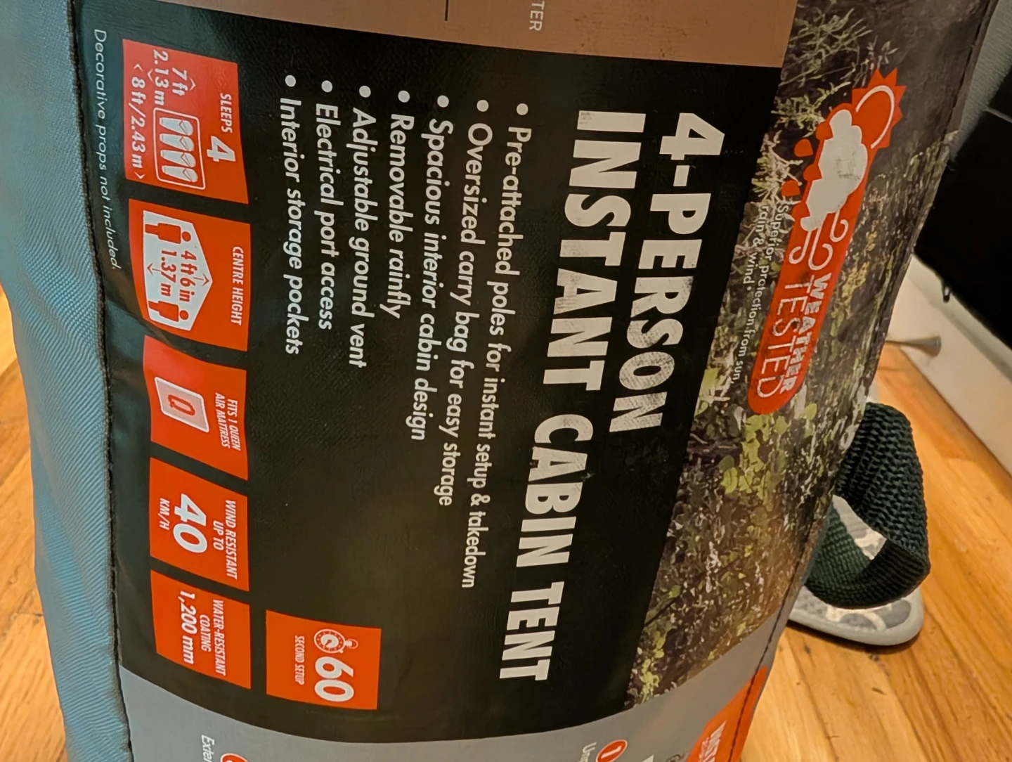 Ozark Trail 4-Person Instant Cabin Tent