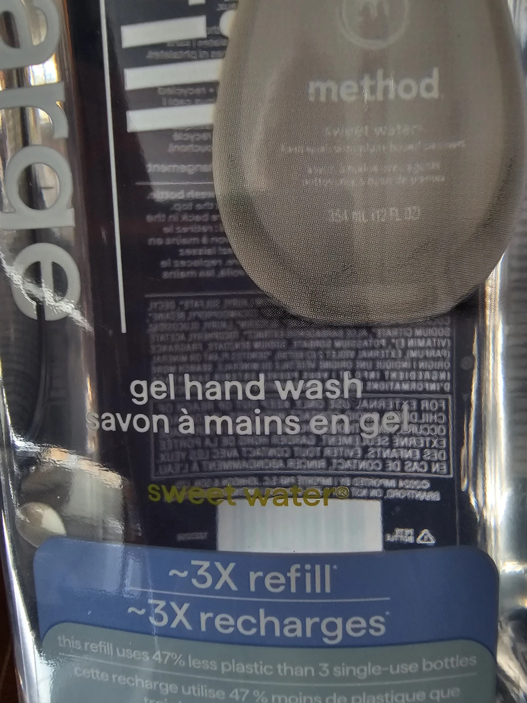 Method Gel Hand Wash Sweet Water Refill - 1L - photo 2