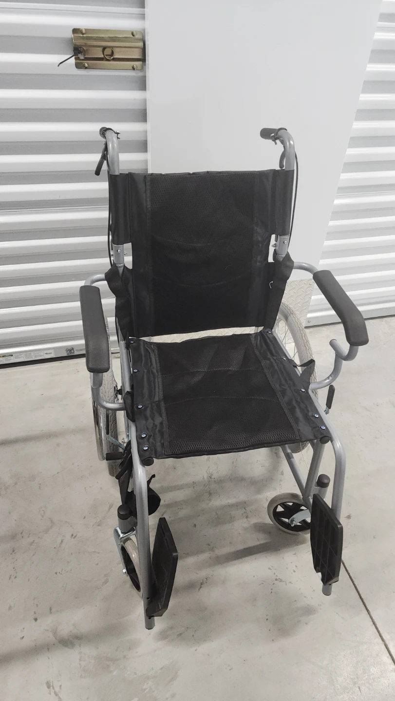 Black Folding Wheelchair