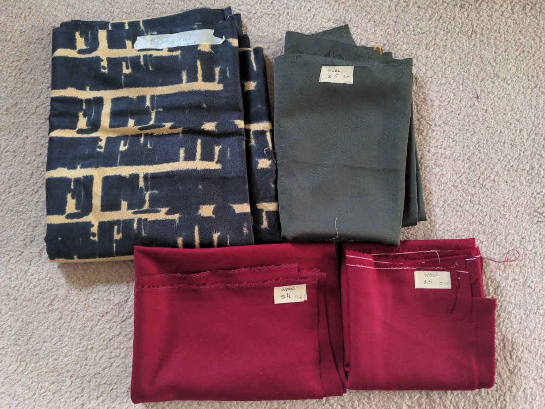 Fabrics - Wool and Silk blend