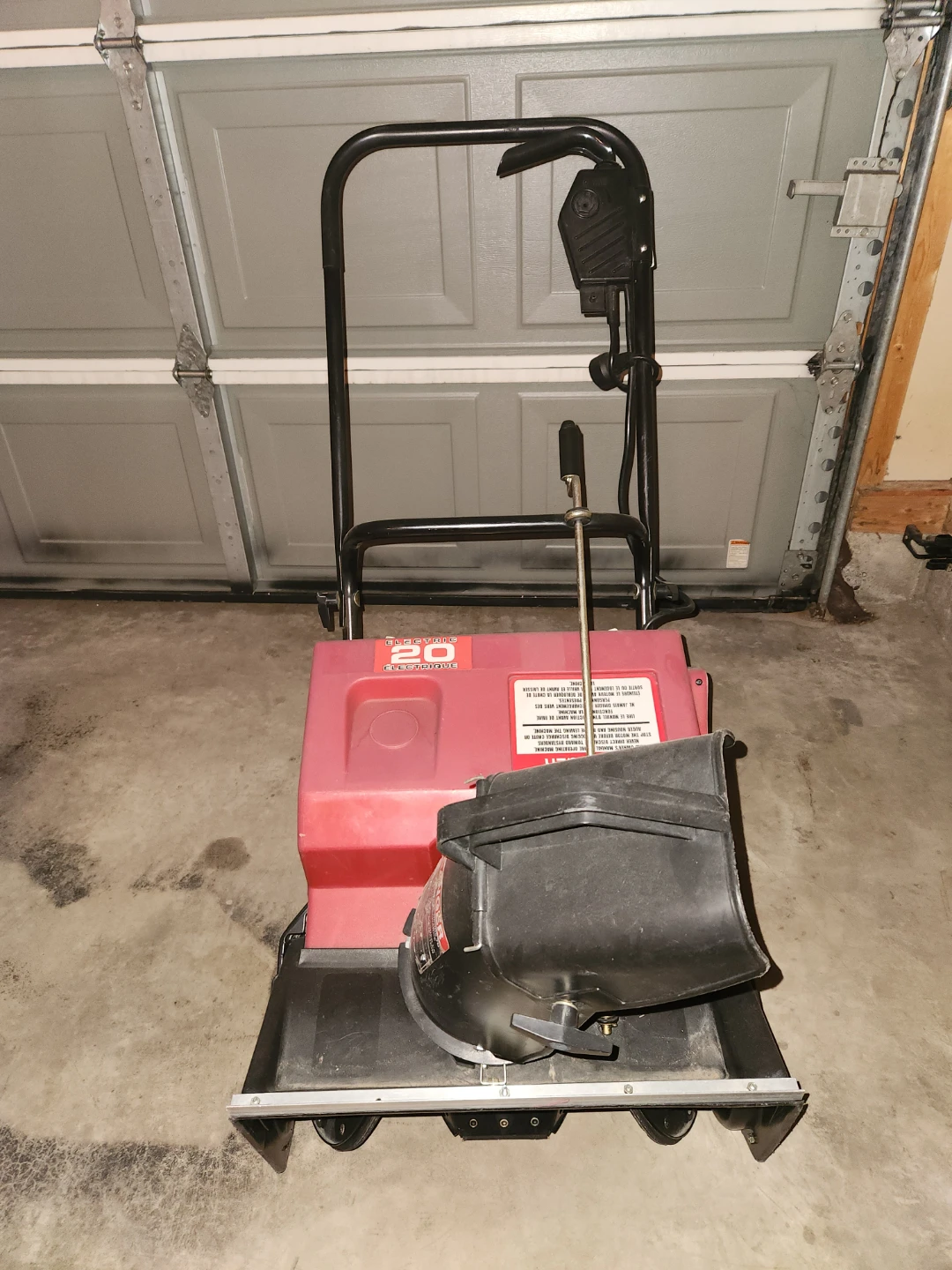 Murray Electric 20" Snowthrower - photo 2