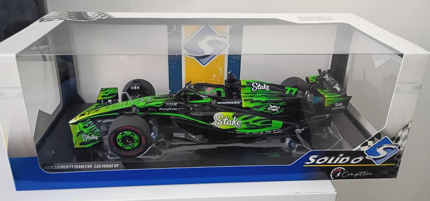 Solido Kick Sauber F1 Team C44 - Las Vegas GP 1:18 Scale Model