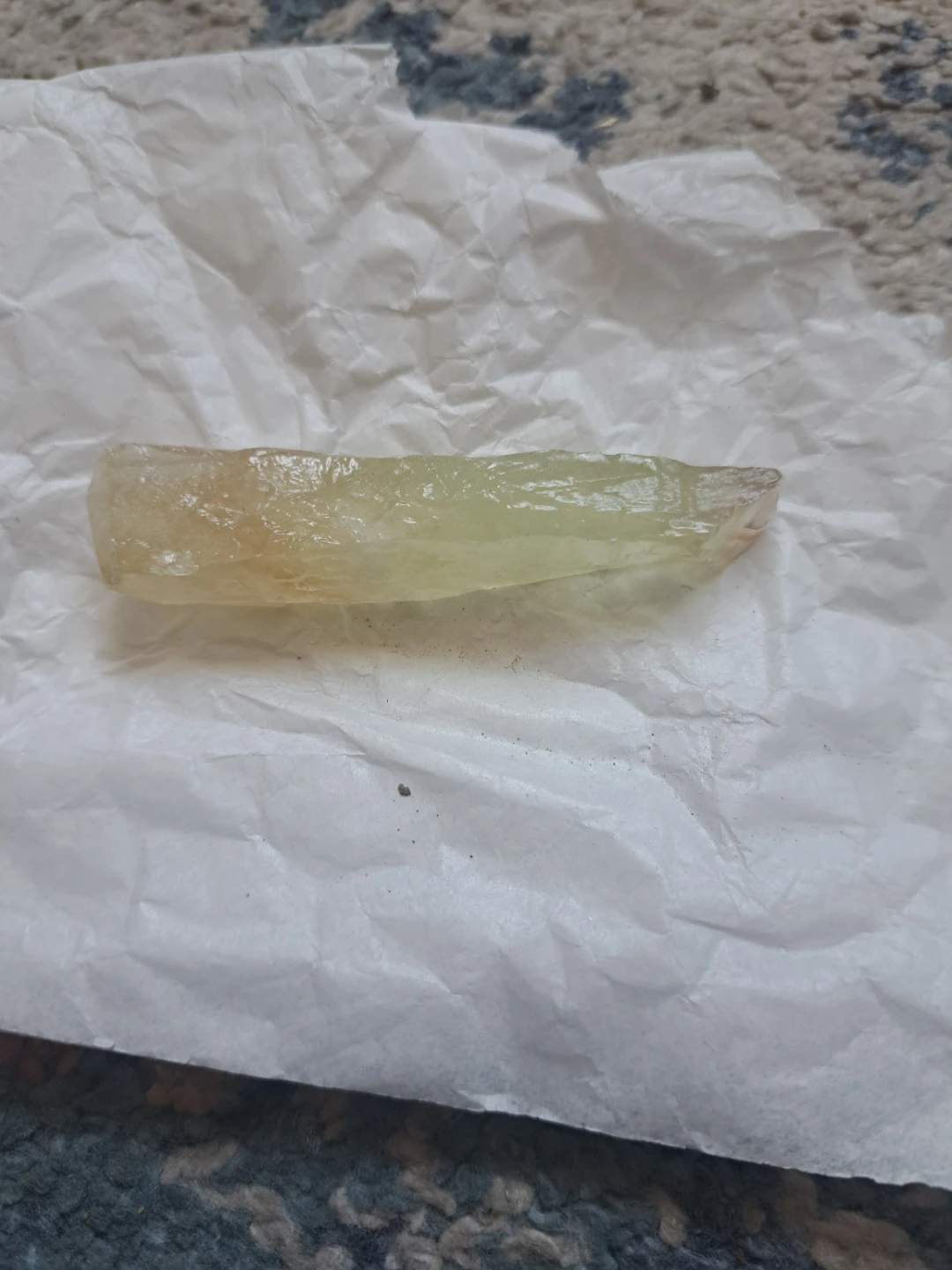 Raw Yellowish Clear Crystal - photo 2