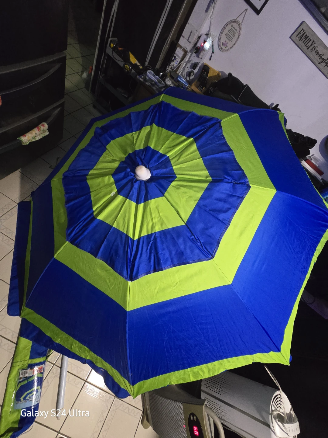 ❤️ 7ft Heavy Duty High Wind Beach/Market Umbrella Vent Tilt - photo 2
