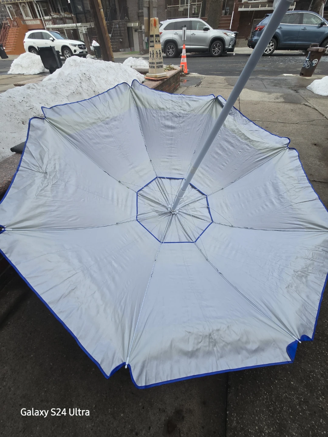 ❤️ 7ft Heavy Duty High Wind Beach/Market Umbrella Vent Tilt - photo 3