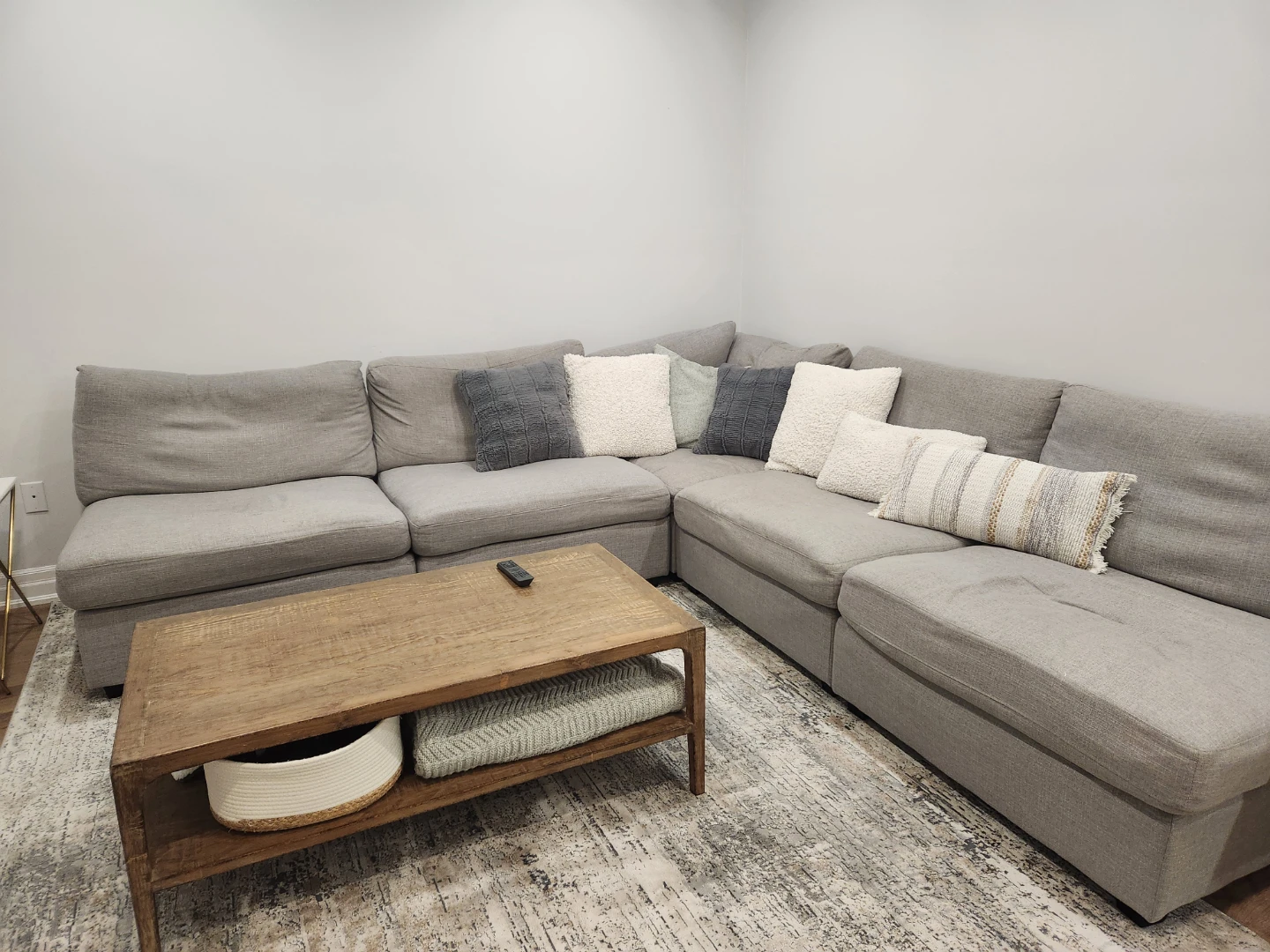 Modular Sectional Sofa - Grey - photo 4