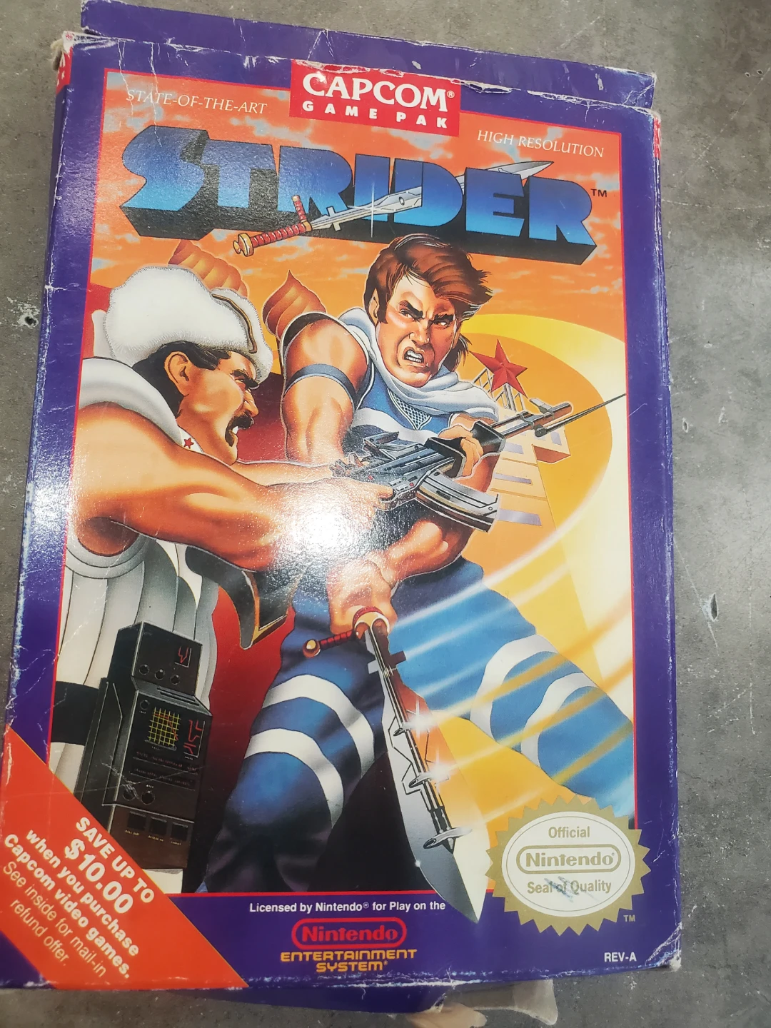 CAPCOM Strider NES Game