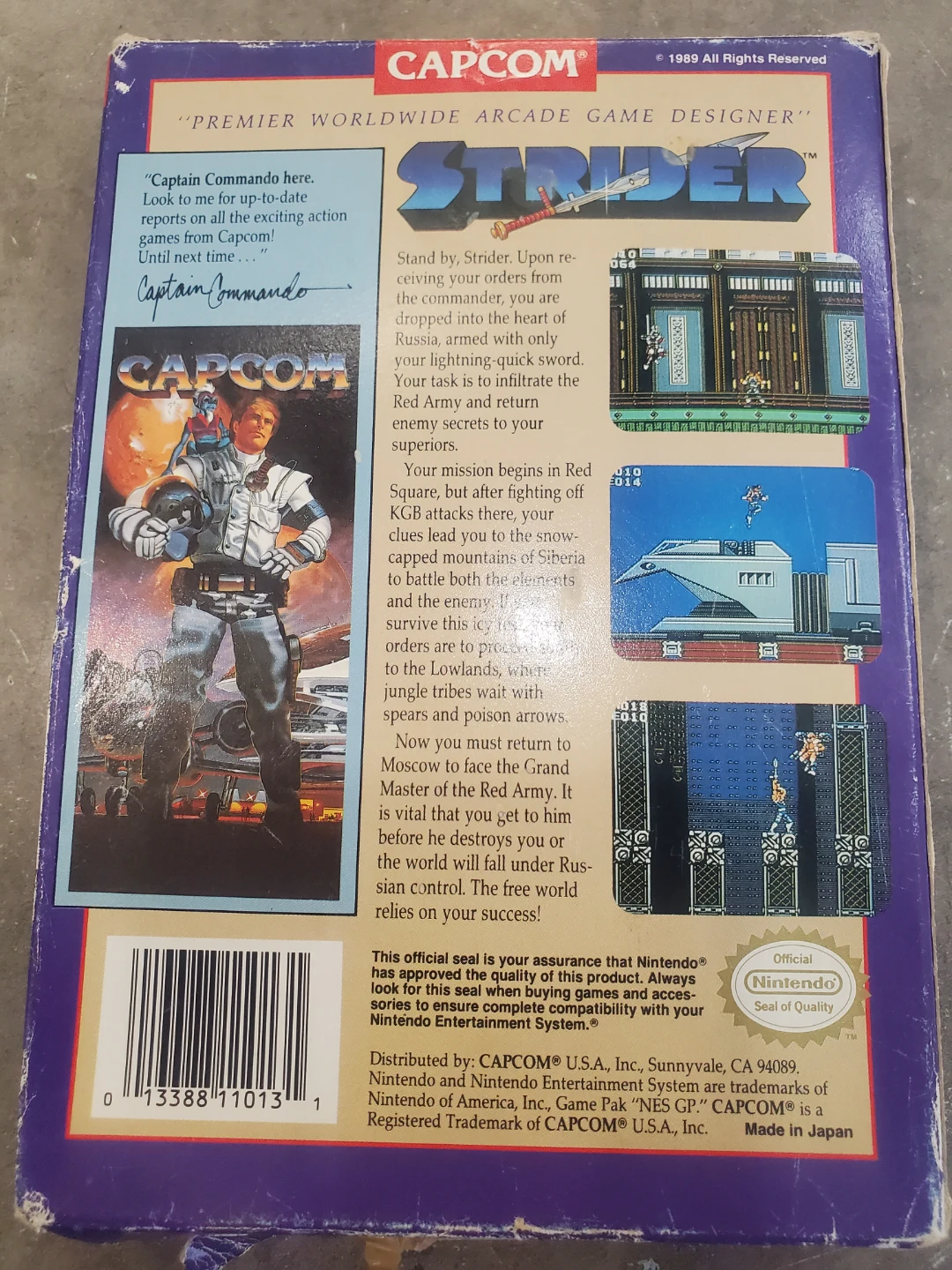 CAPCOM Strider NES Game - photo 2