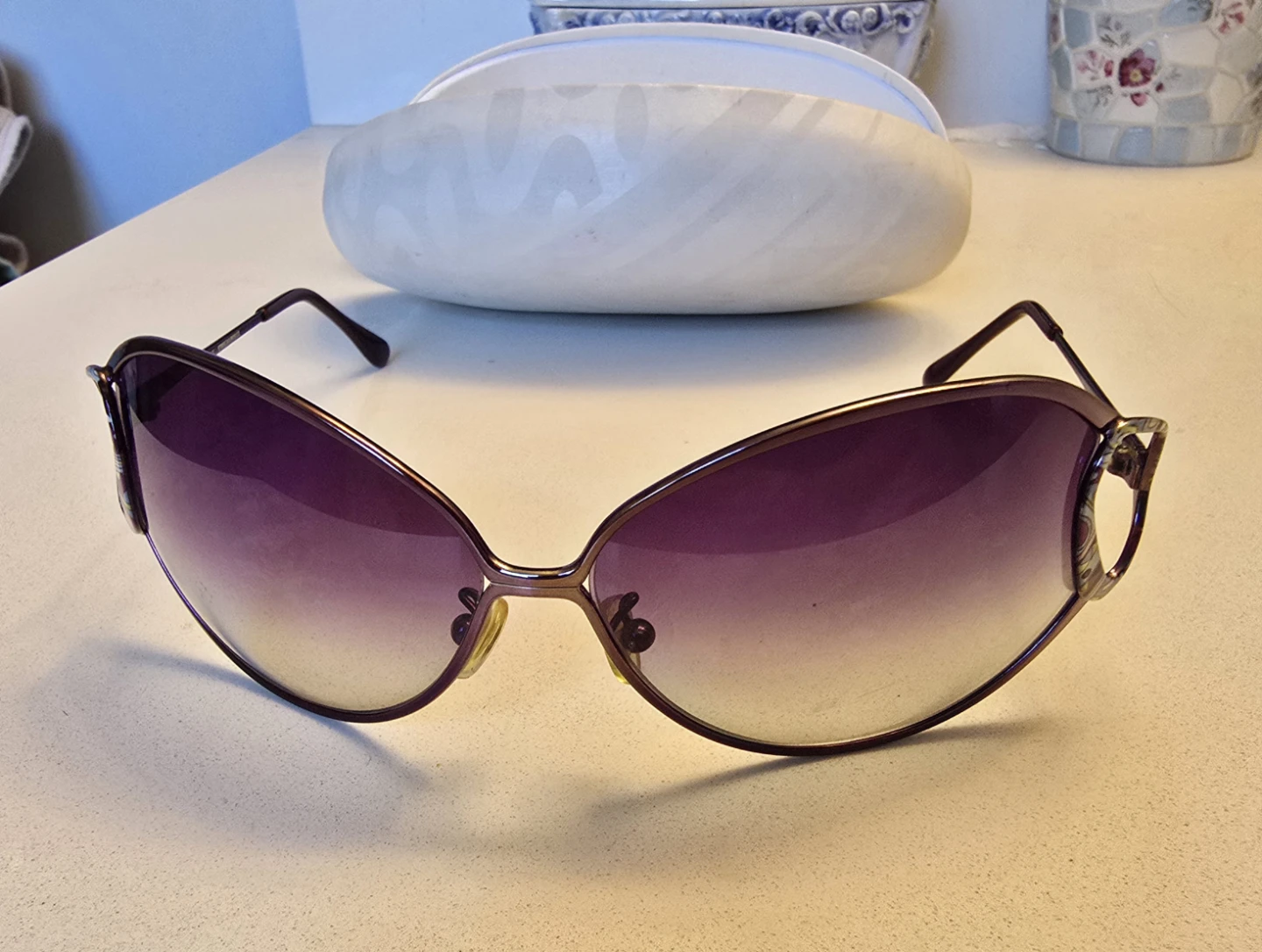Emillio Pucci Purple Gradient Sunglasses
