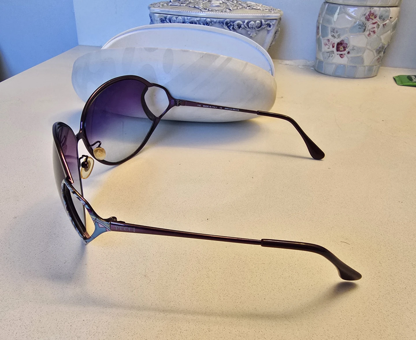 Emillio Pucci Purple Gradient Sunglasses - photo 3