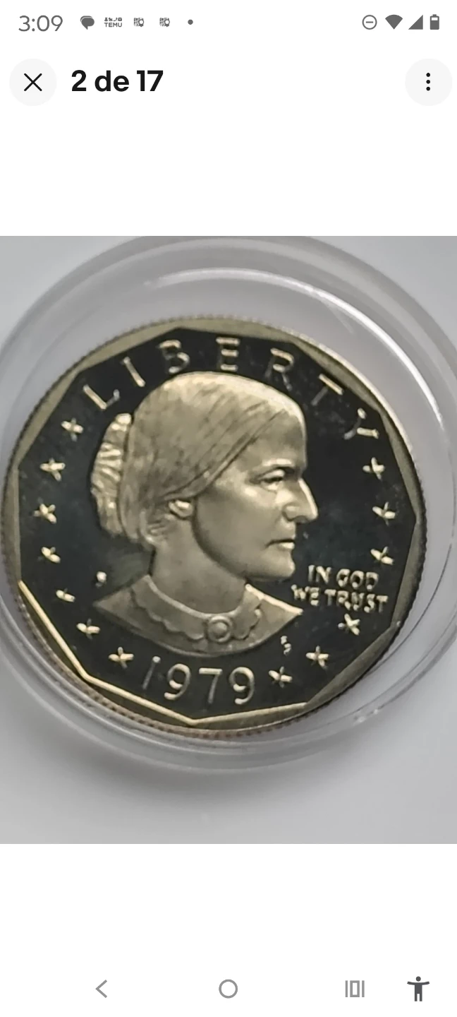 1979 S Susan B. Anthony Dollar Coin - photo 2