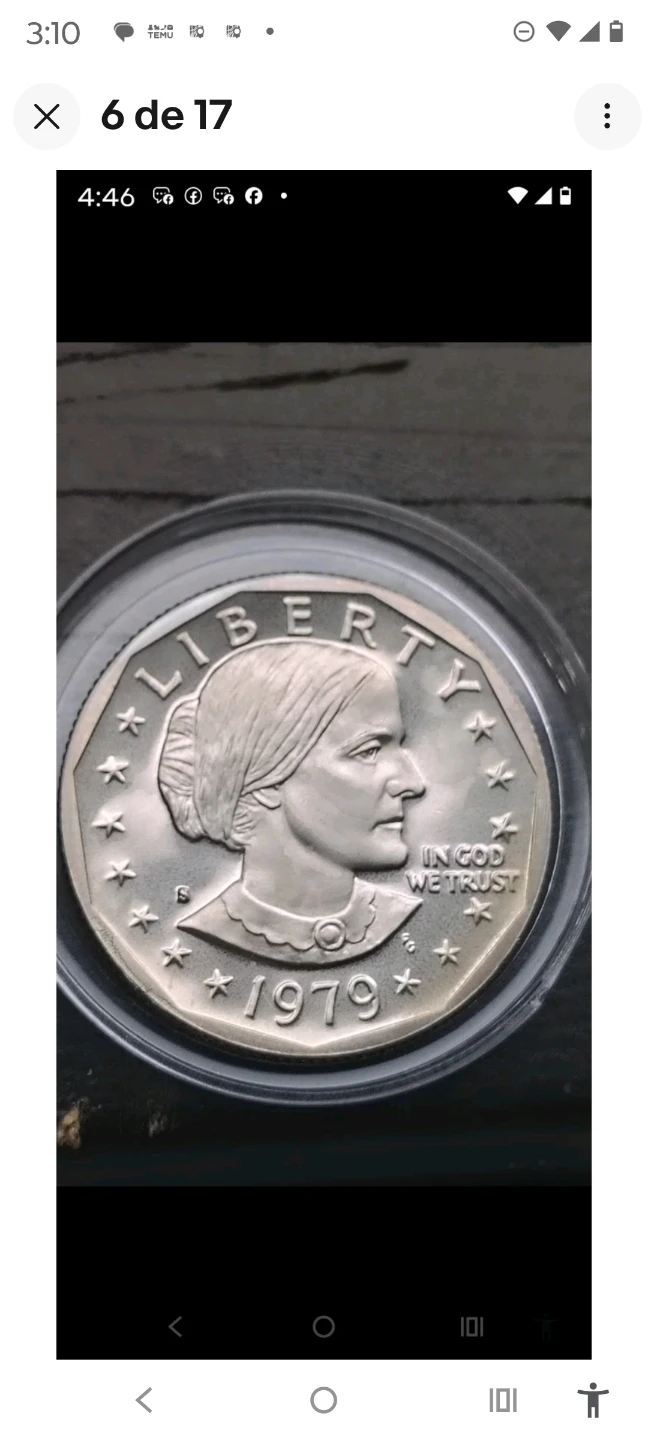 1979 S Susan B. Anthony Dollar Coin - photo 4