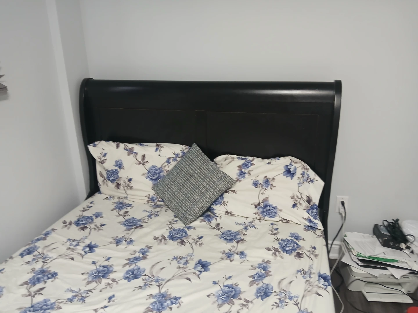 Queen Bed Frame with mattress