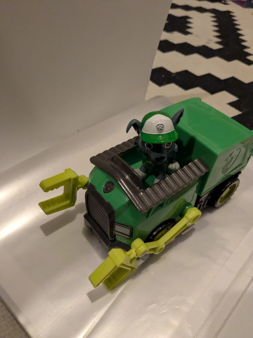 Paw Patrol Rocky's Recycling Truck Toy and Figure