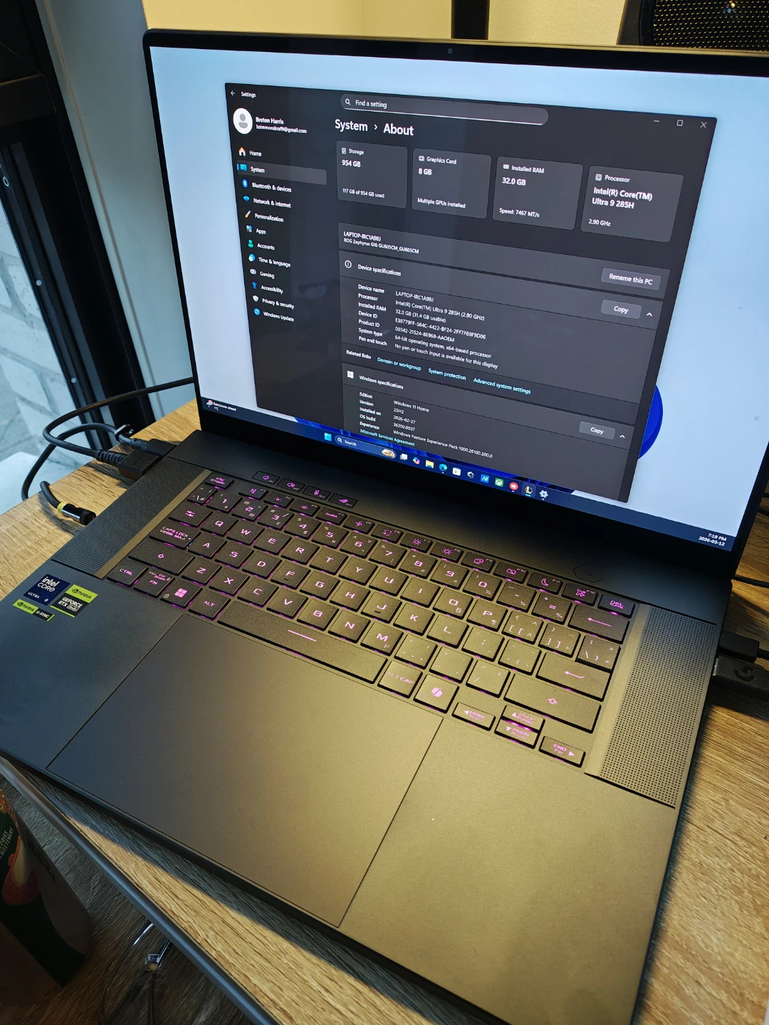 ASUS ROG Zephyrus G16 Gaming Laptop - Intel Core Ultra 9 - photo 2