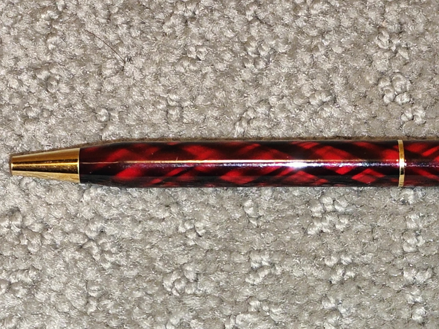 SHEAFFER 282 Medium Red Tartan Ballpoint Vintage Collector Pen - photo 3