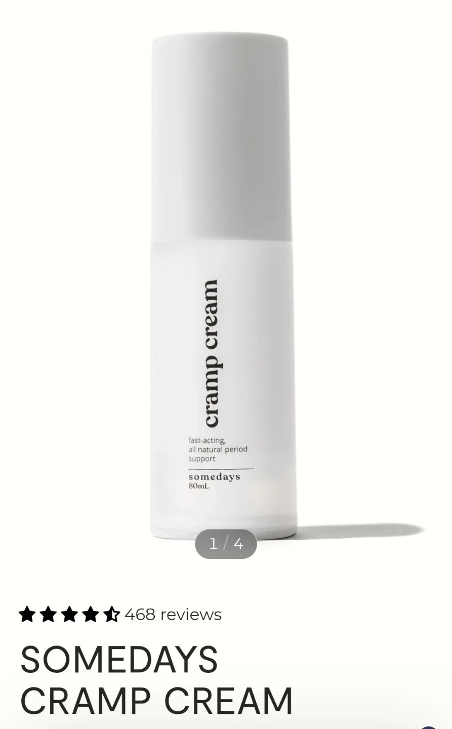 Somedays Cramp Cream 80mL