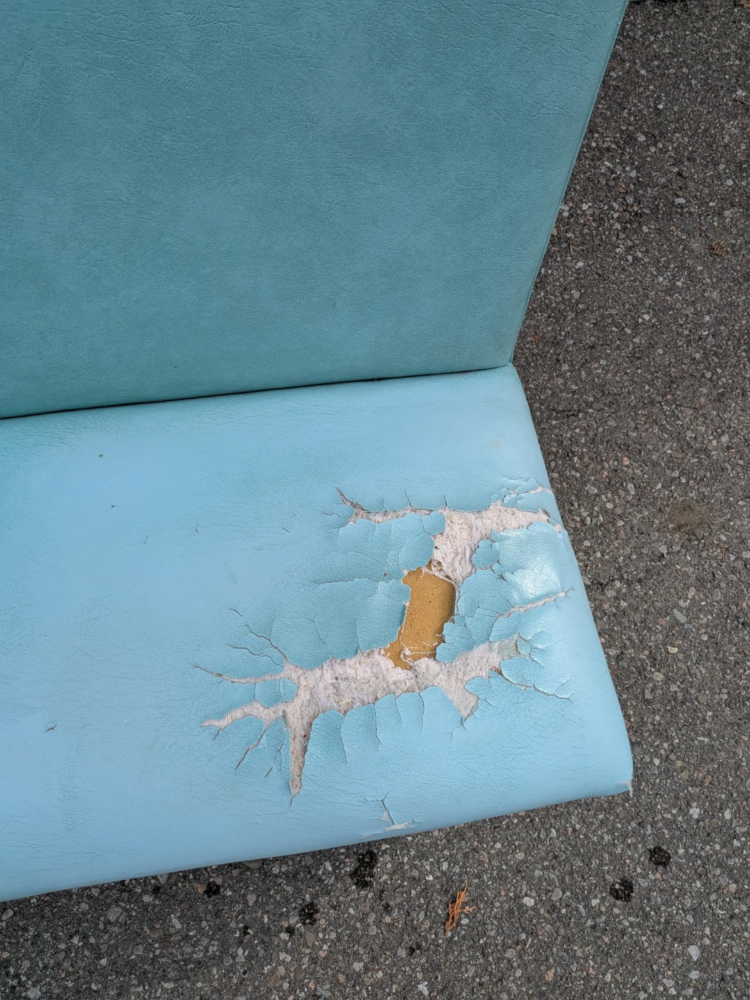 Turquoise Diner Booth/Mid-Century Corner Banquette – Retro - photo 5