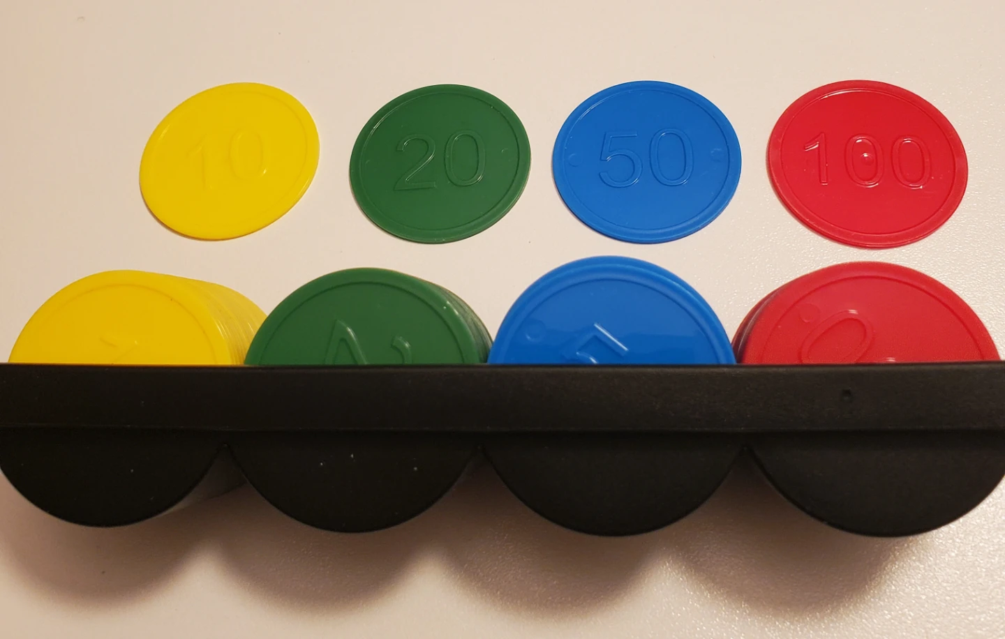 🥕SmartDealsPro 1 inch Plastic Poker Chips/Learning Counters