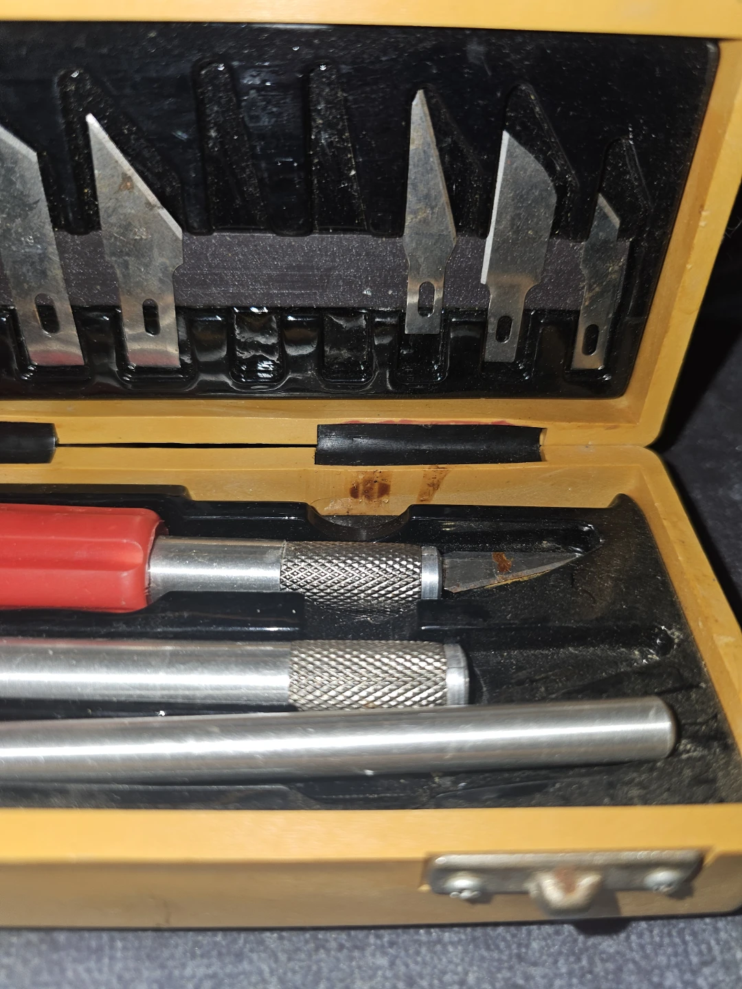 Hobby Craft Knife Set with Wooden Case - photo 4