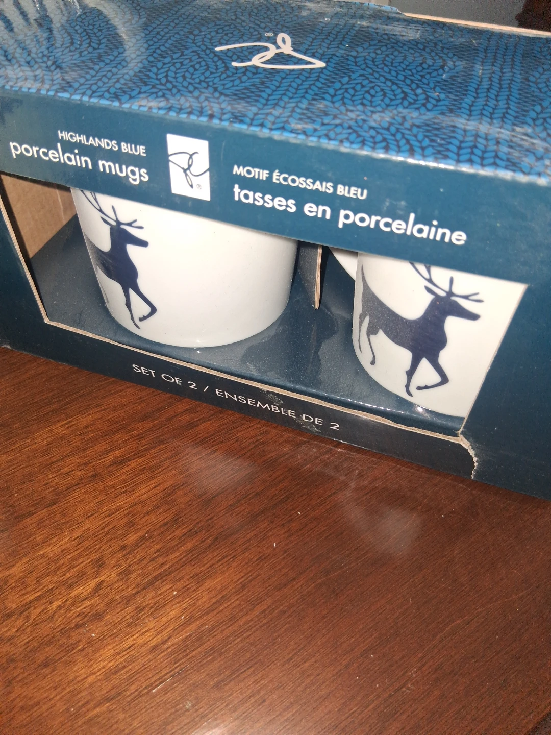 2 "Highlands Blue" Porcelain Mugs and 4 noodle bowls 4mugs - photo 5