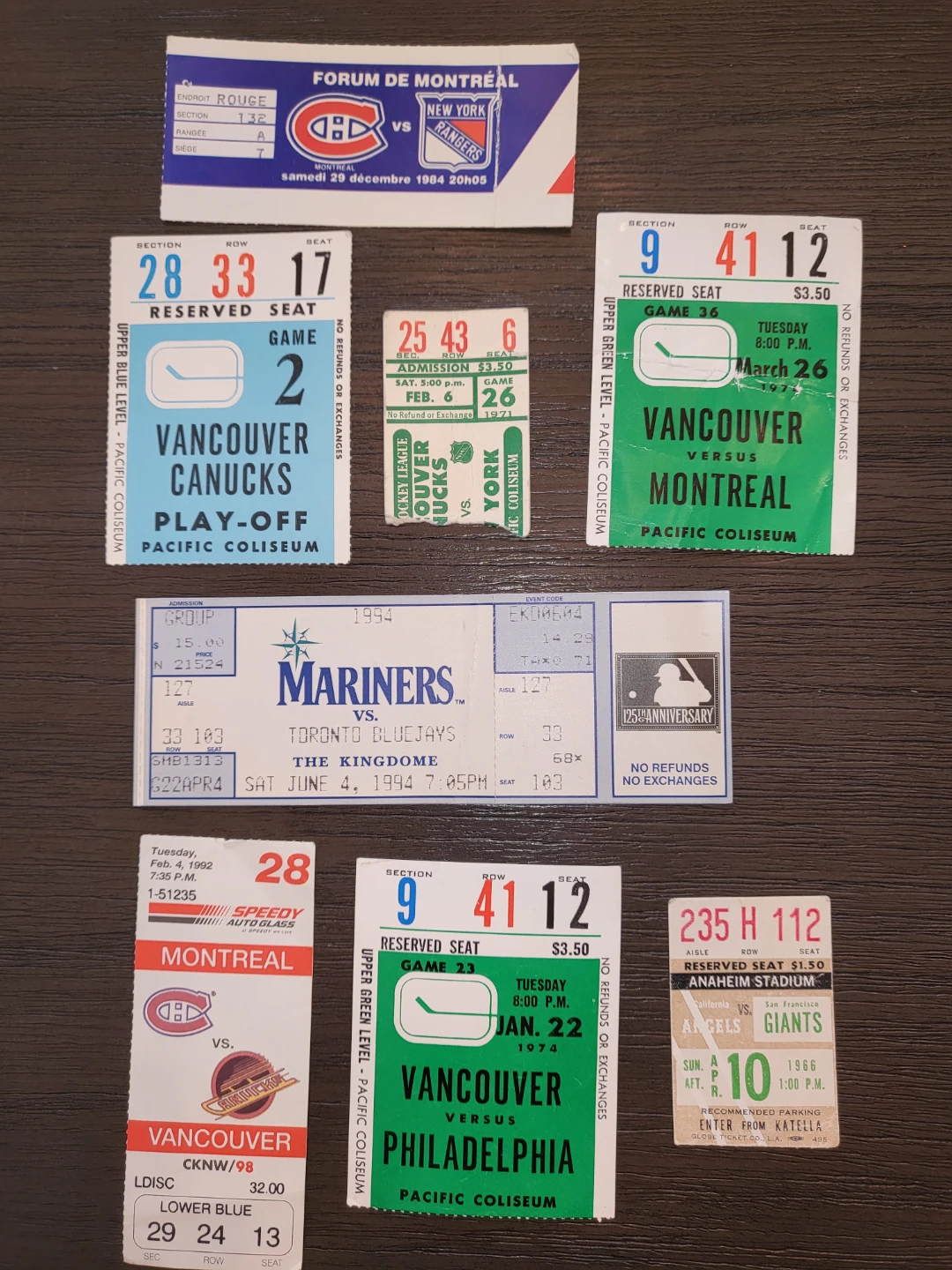 Ticket Stub Assortment
